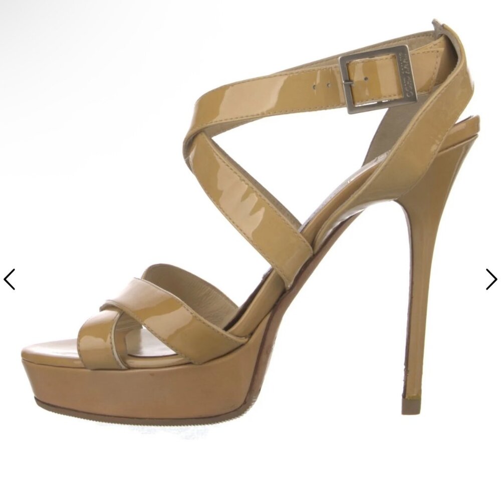 Jimmy Choo Patent Leather Sandals